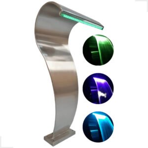 Cascata Grande 105cm De Alt Com Led + Controladora Rgb.