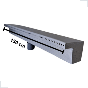 Cascata Chuva Embutir 150cm Inox 304 Piscina Premium